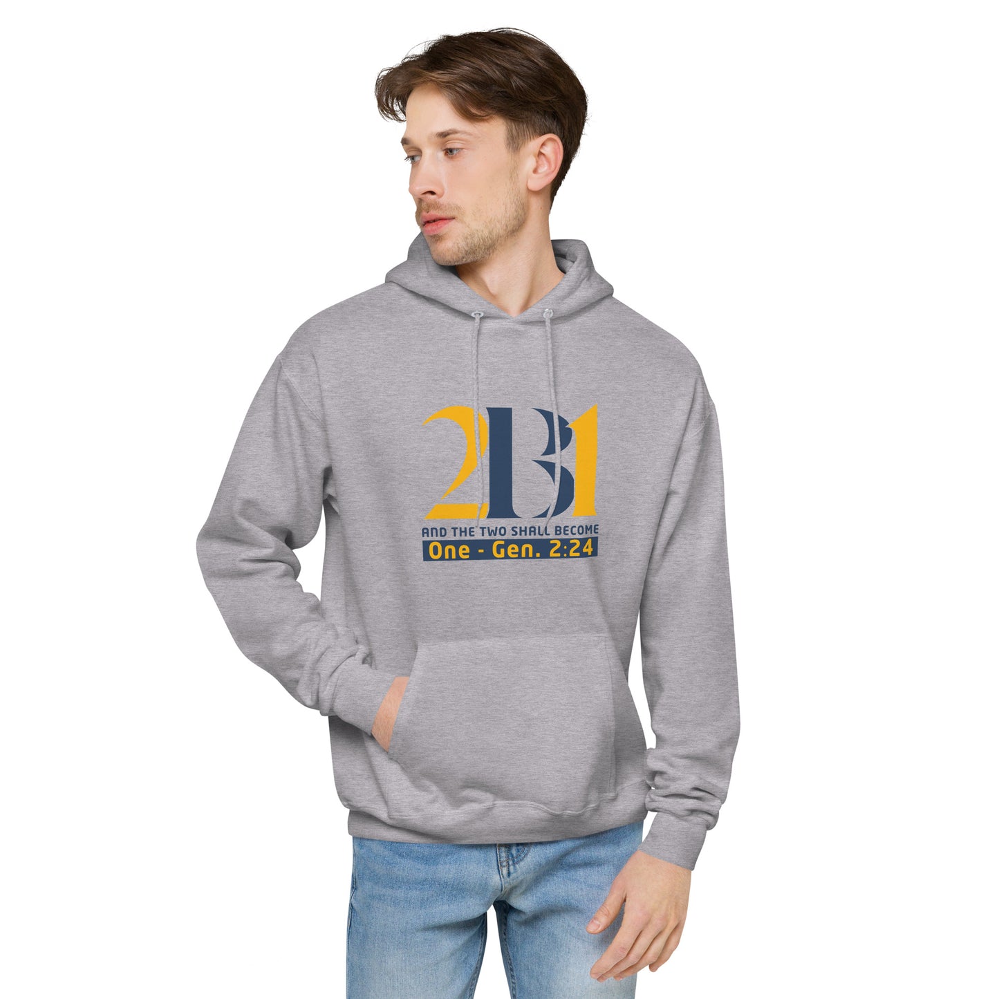 Unisex fleece hoodie